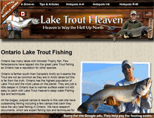 Tablet Screenshot of laketrout.org